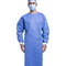 Los vestidos quirúrgicos disponibles no tejidos impermeabilizan suavidad refuerzan el vestido 40gsm del aislamiento