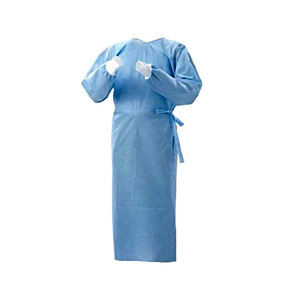 Vestidos no tejidos médicos disponibles 30Gsm del aislamiento del vestido quirúrgico de SMS