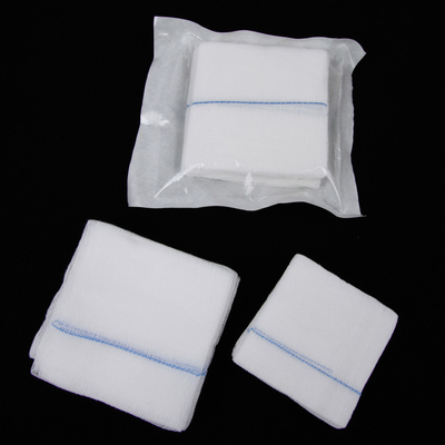 Algodón Gauze Swab Pack absorbente estéril el 10cmx10cm los 7.5x7.5cm 4x4 5x5 1x1 3x3