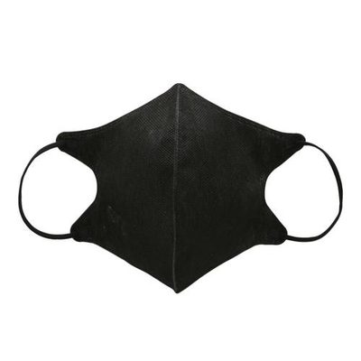 3 máscara protectora médica disponible GB 19083 Kn95 de la tela 3D de la máscara de la nariz del negro de la capa
