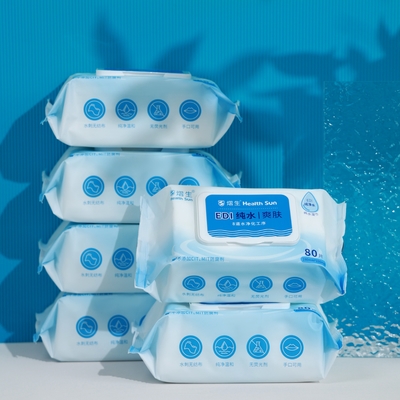 El agua pura sin alcohol antibacteriana limpia para la limpieza